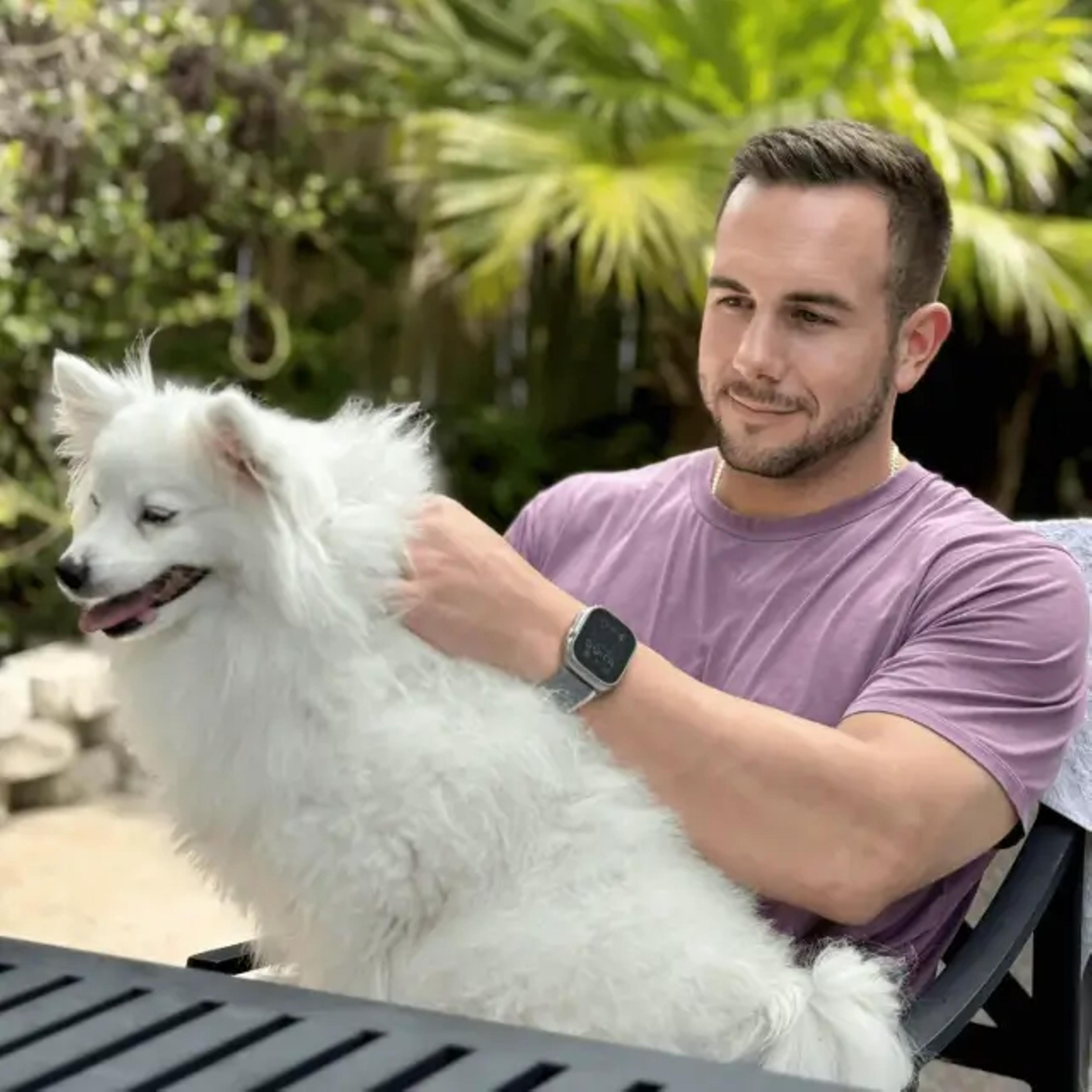 Michael and Yeti in profile picture